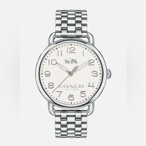 Coach Delancey Stainless Steel Timepiece with Cream Dial